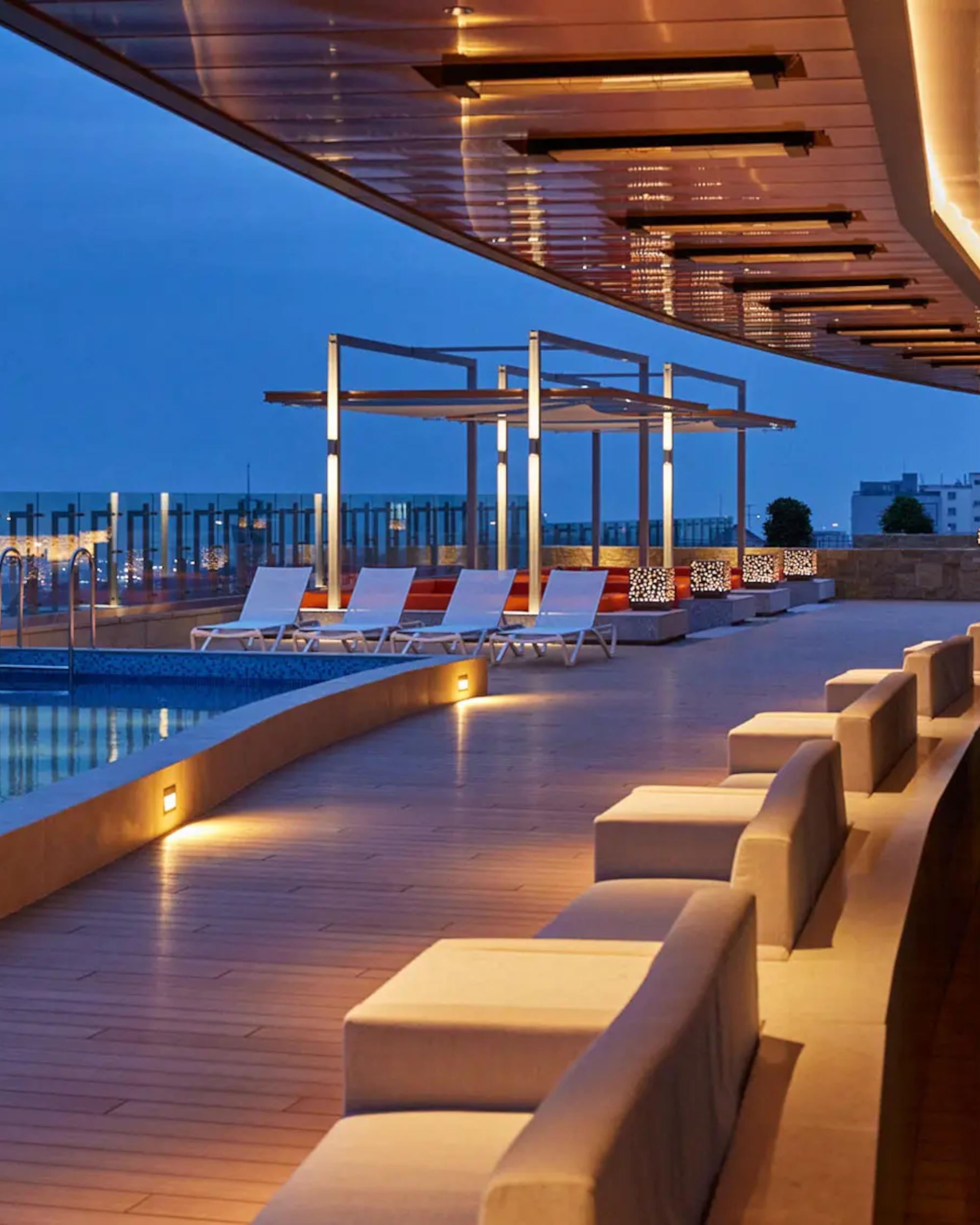 Jeju island resort infinity pool